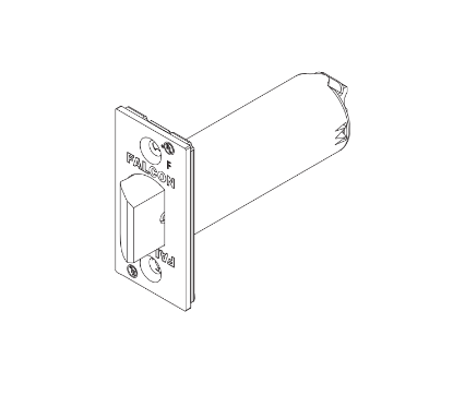 Picture of 24074387 Spring latch, Square corner