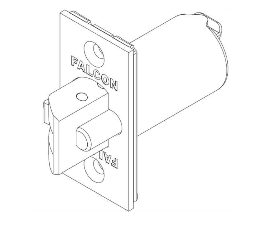 Picture of 23981152, Dead latch for anti-friction fire door