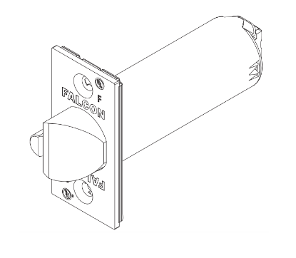 Picture of 23981129 Dead latch, Square corner