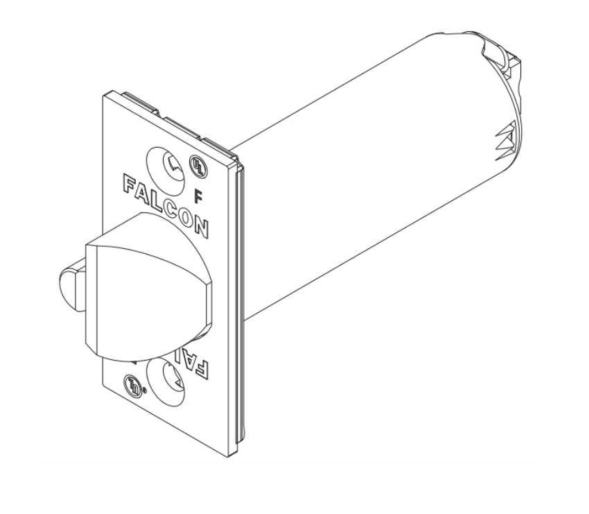 Picture of 23981129 Dead latch, Square corner