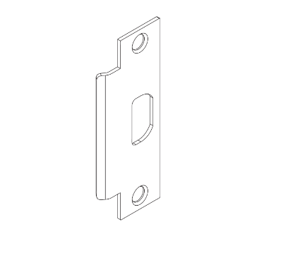 Picture of 005164-000 ANSI Strike, 1-1/4" x 4-7/8" Standard