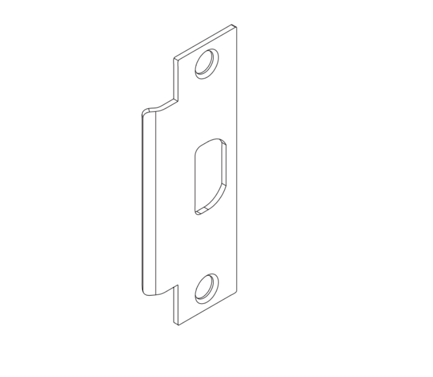 Picture of 005164-000 ANSI Strike, 1-1/4" x 4-7/8" Standard