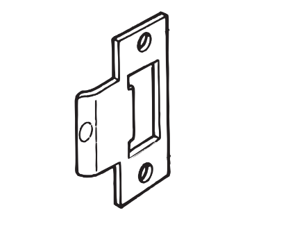 Picture of A05185-000 Standard T-Strike, Square Corner