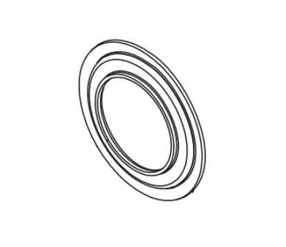 Picture of 38-031, 2-1/2" diameter adapter ring for 2-1/8" door prep