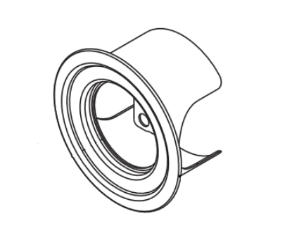 Picture of B520-649, Trim ring with shield for D131/D141
