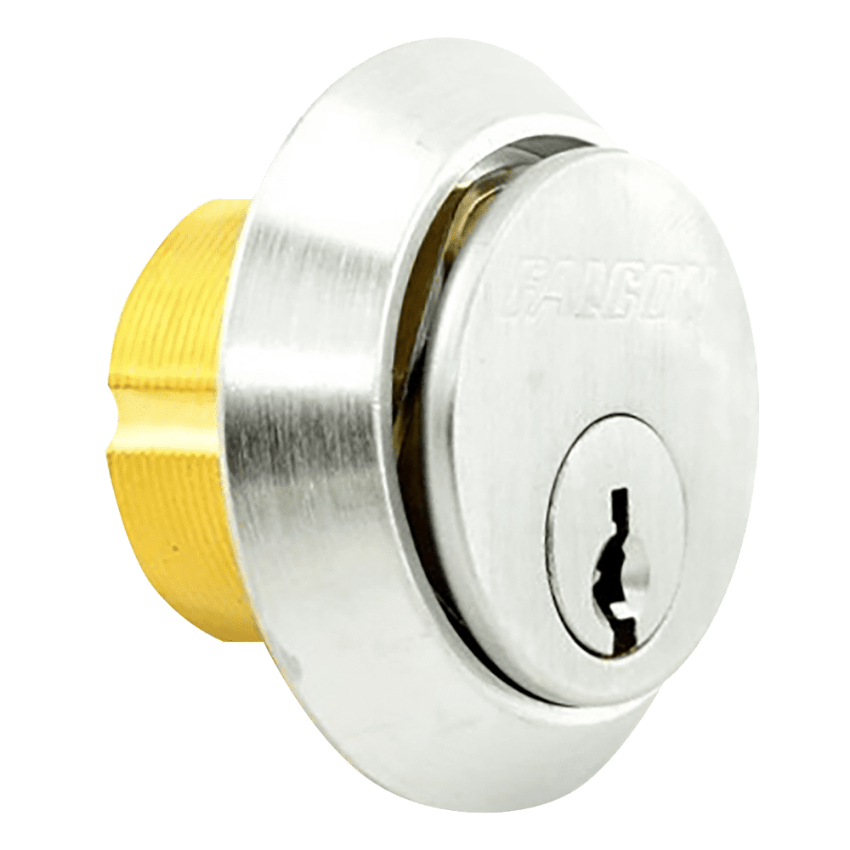 Picture of 985, 1-1/8" Mortise Cylinder, Falcon MA Cam (5622-STD (F1)), 6-Pin G Keyway, Keyed Different, 2 Cut Keys