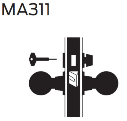 Picture of MA311 Privacy, bedroom or bath lock