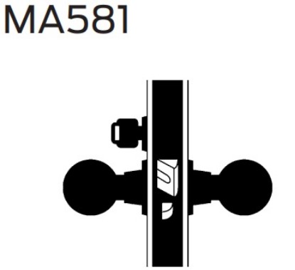 Picture of MA581 Storeroom lock
