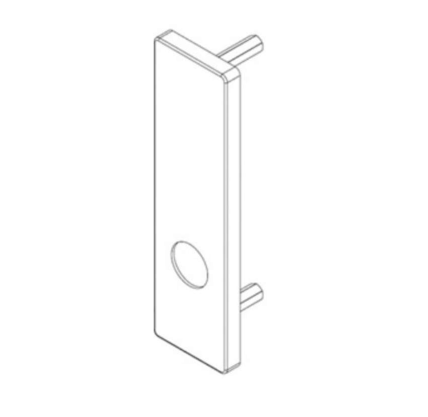 Picture of AE77012-OP Grade 1 Napa Escutcheon, Lever Opening, Exterior Only