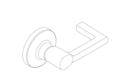 Picture of A30753-00-LON Longitude lever, closed, Inside, w/set screw
