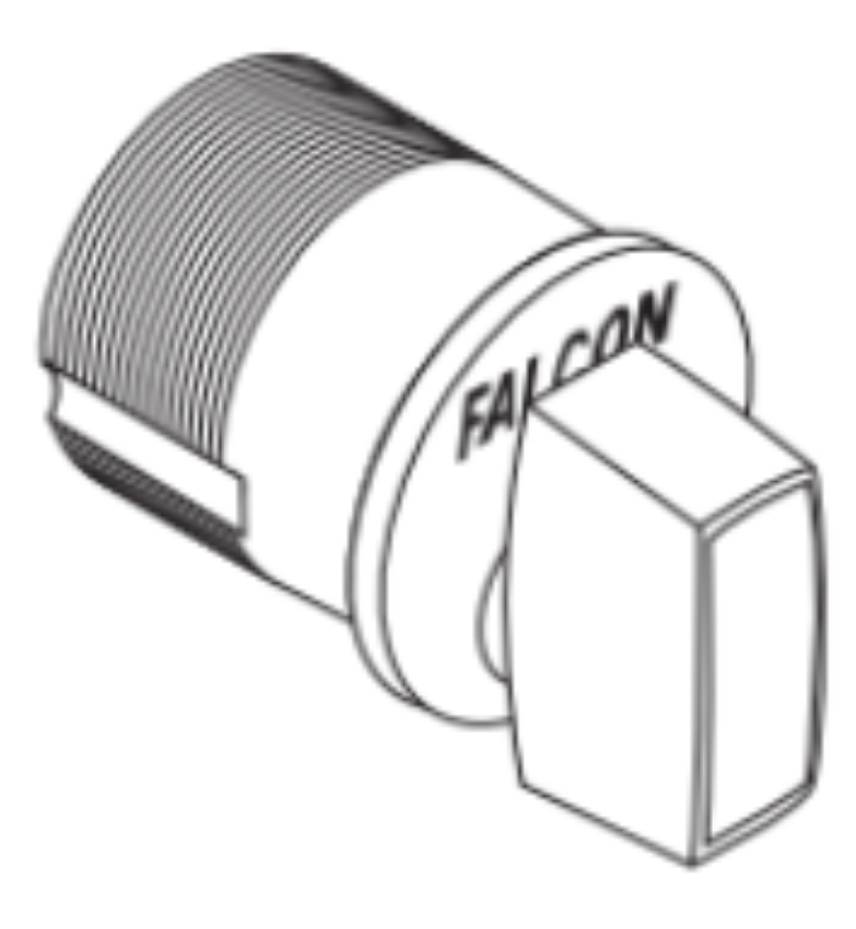 Picture of 985T, 1-1/8" Thumbturn Mortise Cylinder, Adams Rite Cam (A09899-000-00 (6))