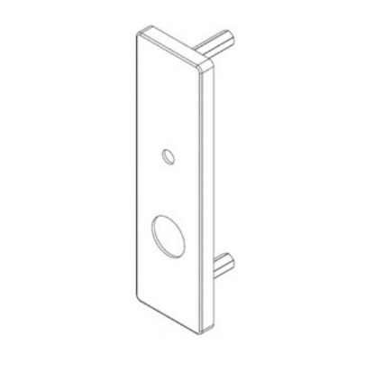 Show details for AE77012-OT Grade 1 Napa Escutcheon, Lever and Emergency Key Openings, Exterior Only Picture of AE77012-OT Grade 1 Napa Escutcheon, Lever and Emergency Key Openings, Exterior Only
