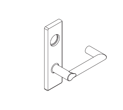 Picture of AE77310 MA Series Boardwalk Lever, Escutcheon Trim