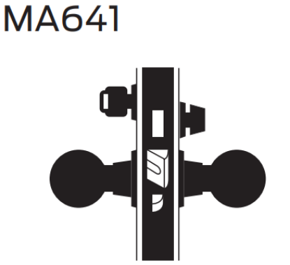 Picture of MA641 Dormitory lock