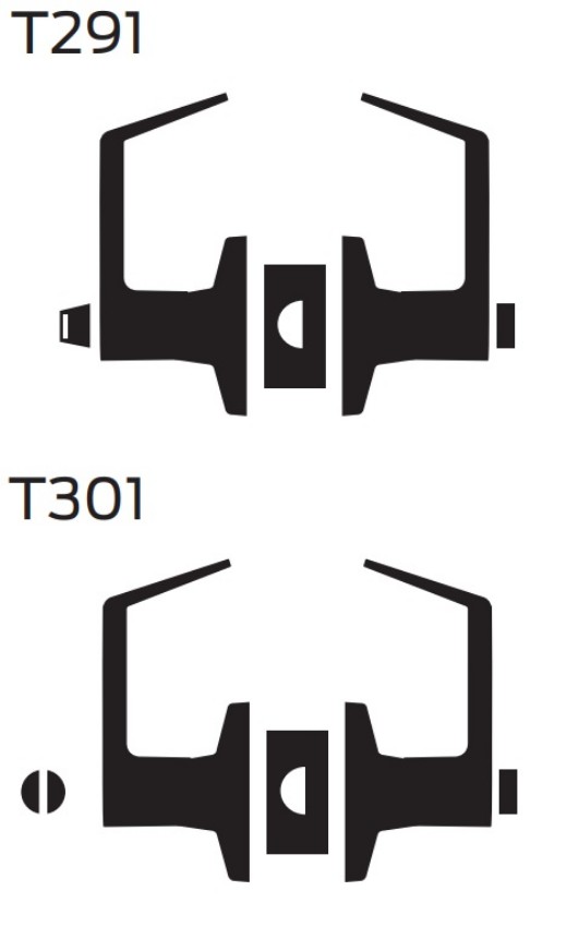 Picture of T291/T301 Privacy hospital lock