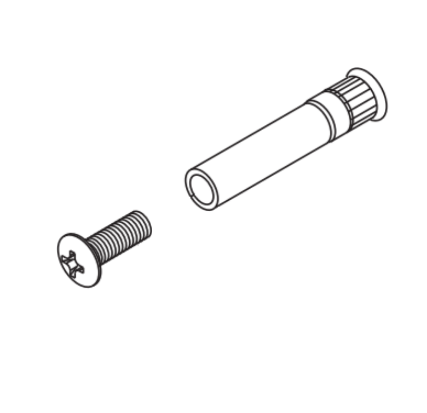 Picture of 650320, 19 Series End Cap Bracket, with Sex Nut Bolts