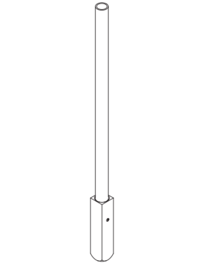 Picture of 4288, 19 Series Surface Vertical Bottom Rod