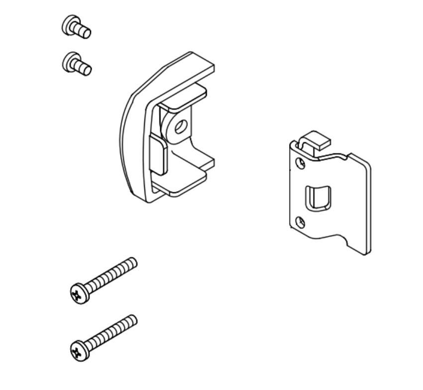 Picture of 650348, 24 Channel Endcap Kit  2 1/4" Door