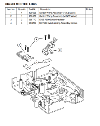 SS7500 Mortise Lock