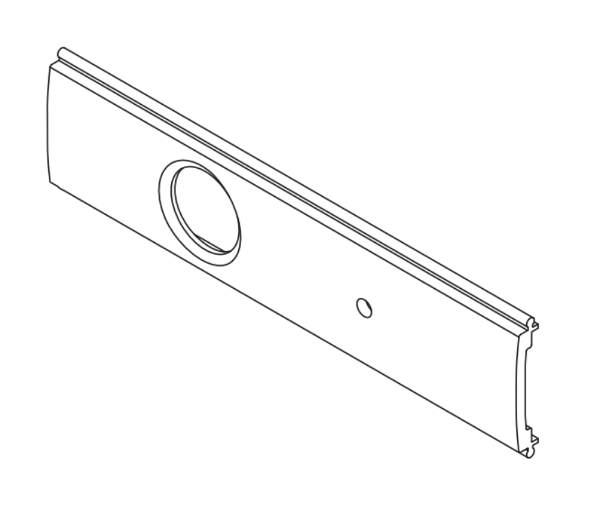 Picture of 650140, 24 Series KOR Channel Cover Plate 4'