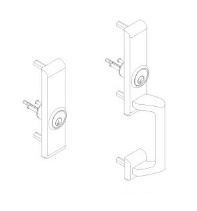 Show details for 24 Series: Delta (718) trim for concealed device Picture of 24 Series: Delta (718) trim for concealed device