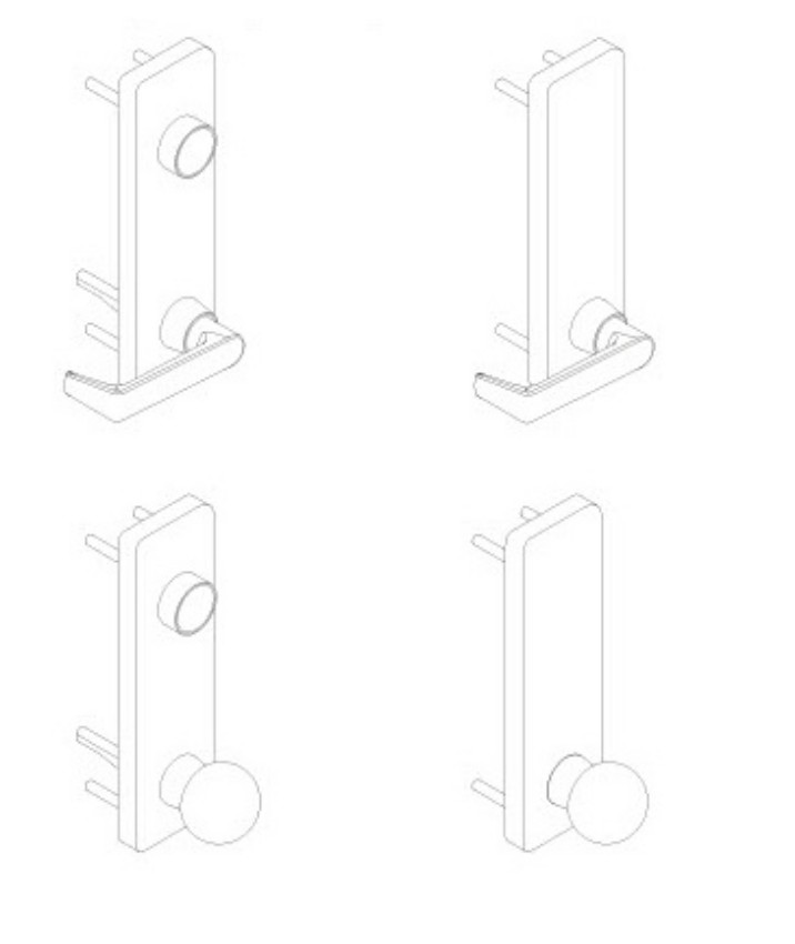 Picture of 25 Series trim: lever (510), knob (513)