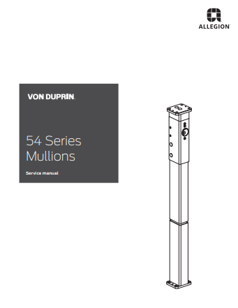 54 Series Mullions