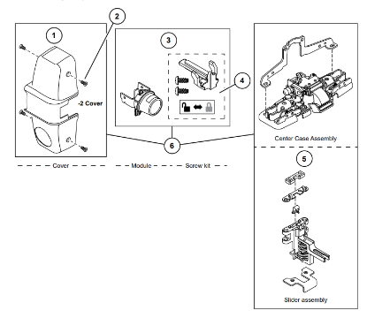 Picture of 2SIKIT-XP98/XP99-2 Double Cylinder Option Conversion Kit