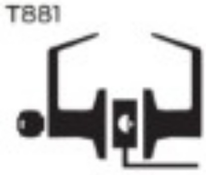 Picture of T881 - IC Storeroom lock (electrified - fail secure)