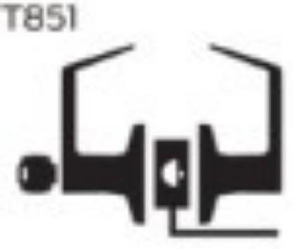 Picture of T851 - Storeroom lock (electrified – fail safe)