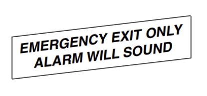 Picture of 969122 Alarm Kit Sign