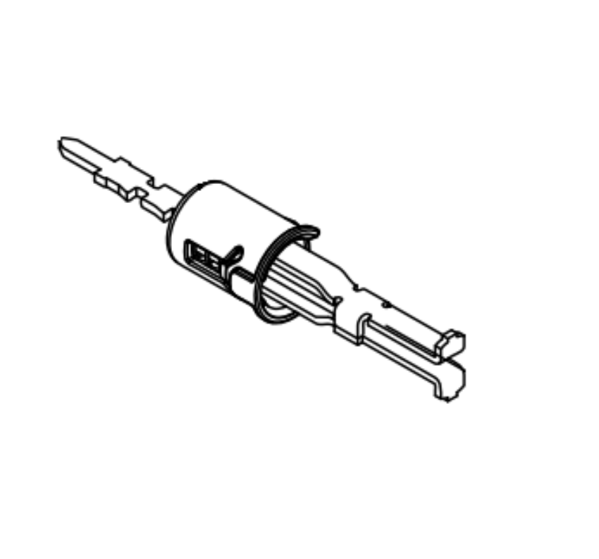 Picture of 47844651 Indicator Push and Turn Button Plunger Assembly