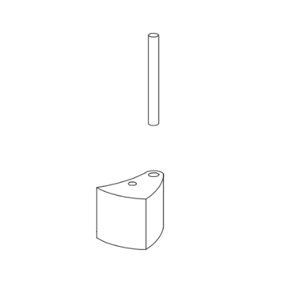 Picture of 050498, 88-F Latch Bolt w/Axle Kit