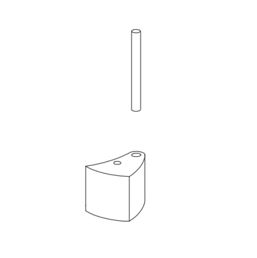 Picture of 050498, 88-F Latch Bolt w/Axle Kit