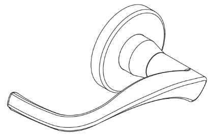 Picture of 09-402 M85 Inside Lever For L Series, M85 Lever