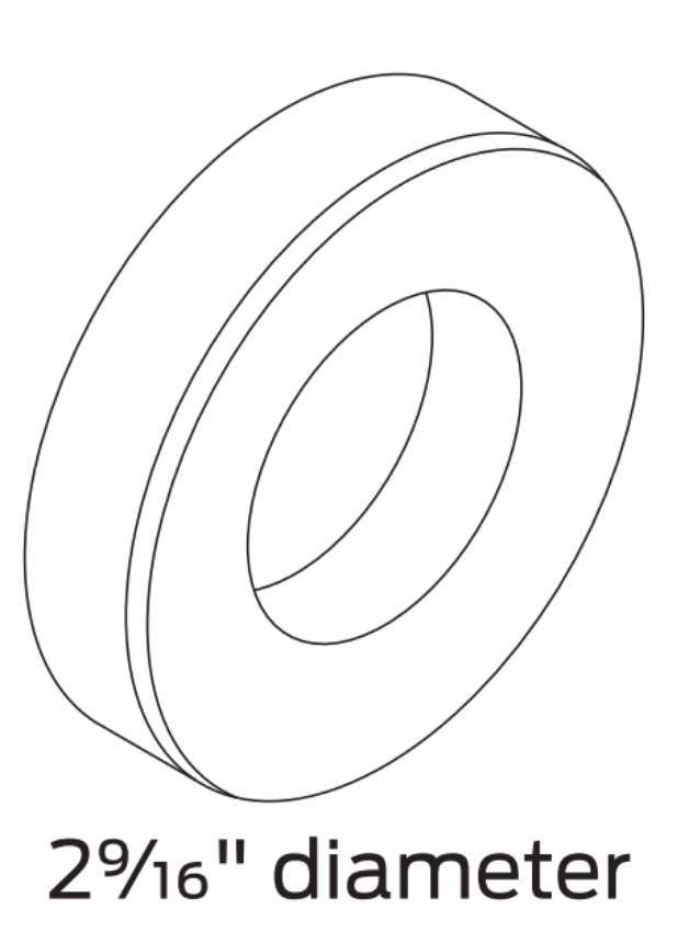 Picture of 09-403 B Rose for L Series Inside lever, B Style