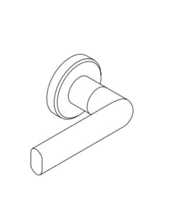 Picture of 09-506 01 Outside Lever Assembly For L Series, 01 Lever