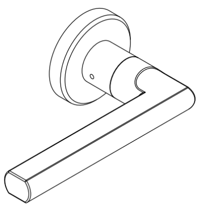 Picture of 09-506 LAT Outside Lever Assembly For L Series, LAT Lever