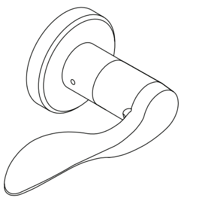 Picture of 09-506 ACC Outside Lever Assembly For L Series, ACC Lever