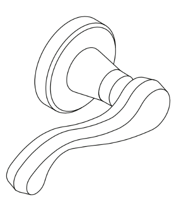 Picture of 09-506 AST Outside Lever Assembly For L Series, AST Lever