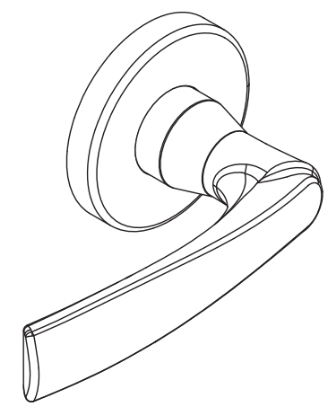 Picture of 09-506 M54 Outside Lever Assembly For L Series, M54 Lever
