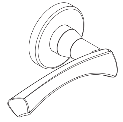 Picture of 09-506 M61 Outside Lever Assembly For L Series, M61 Lever