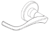 Picture of 09-506 M85 Outside Lever Assembly For L Series, M85 Lever
