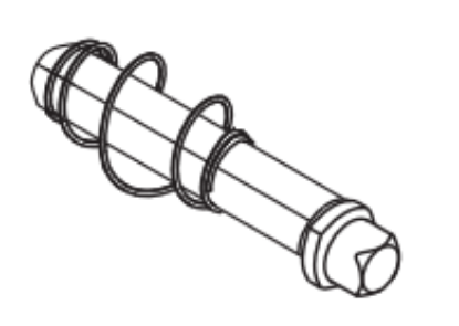 Picture of L283-065 Spindle and spring, For L0170 half dummy