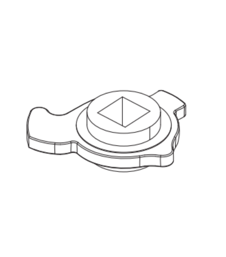 Picture of L583-748 Retractor hub, replaces L583-019, 2 required per lock