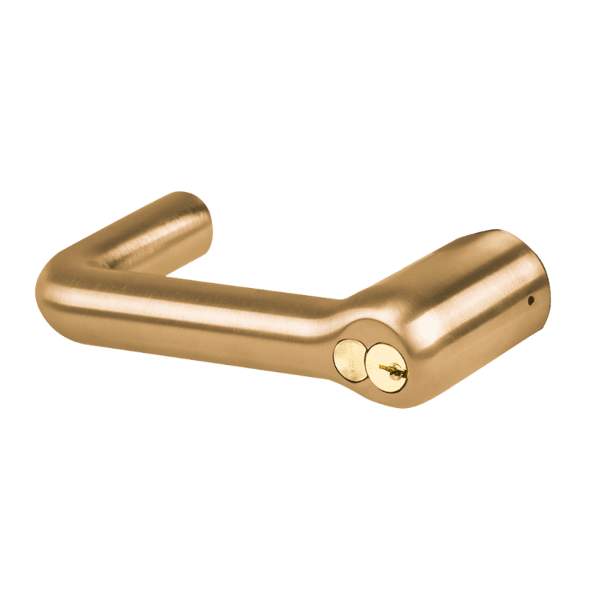 schlage 03-266-tlr tubular lever corbin russwin fsic less core 612 satin bronze
