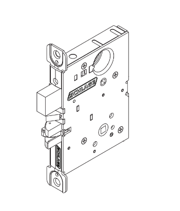 Picture of 24759664 LM Series Lock Case, Electrified, For use with LM9291/LM9293/LM9295