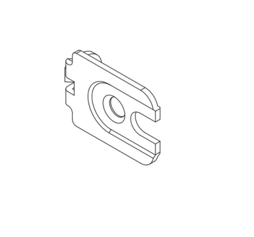 Picture of 24865057 Faceplate tab, 1-1/4"