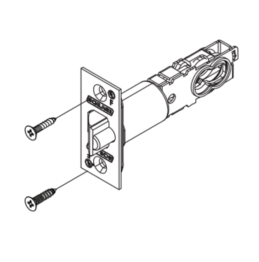 Picture of 16-228 Deadlatch, Square corner, 1-1/8" x 2-1/4"