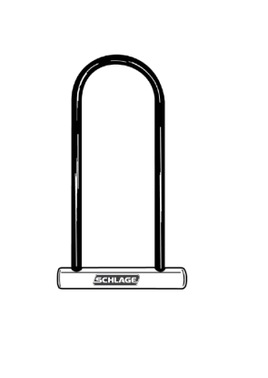 Picture of 999232 Padlock, Extra Large, 7-1/4" Width, 1/2" Shackle, 11" Clearance